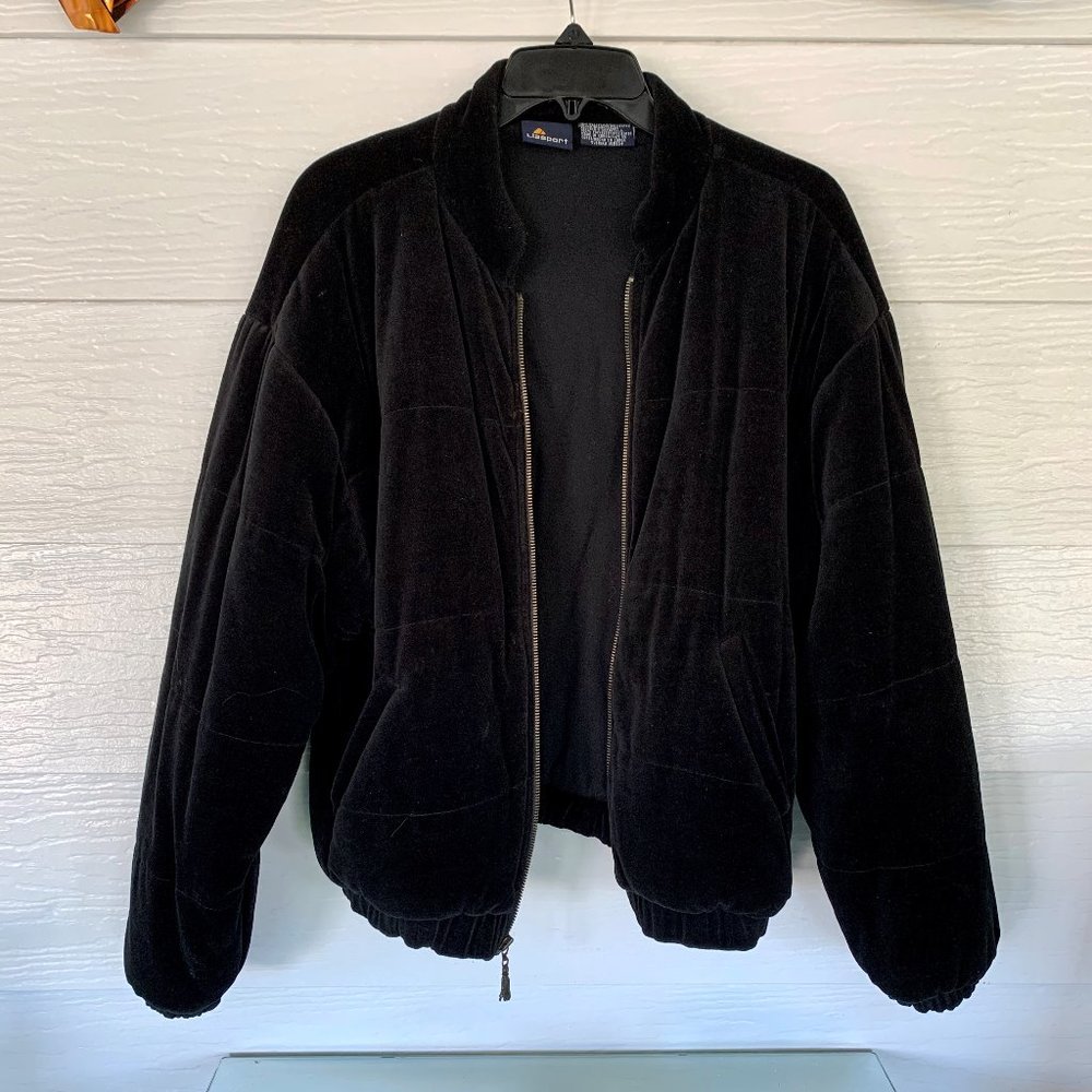 Black Velour Jacket